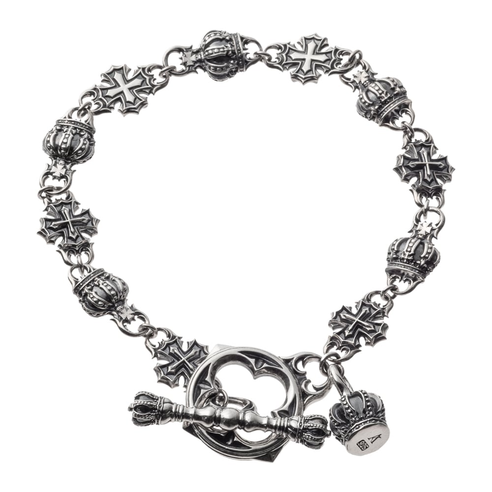 【Artemis Kings アルテミスキングス】AKB0034 アイアンクロスブレスレット