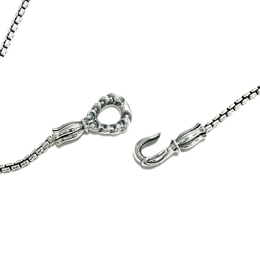 【LONE ONES ロンワンズ】MFNH-0002(M) Rounded Venetian Box Chain(M) 2.2mm