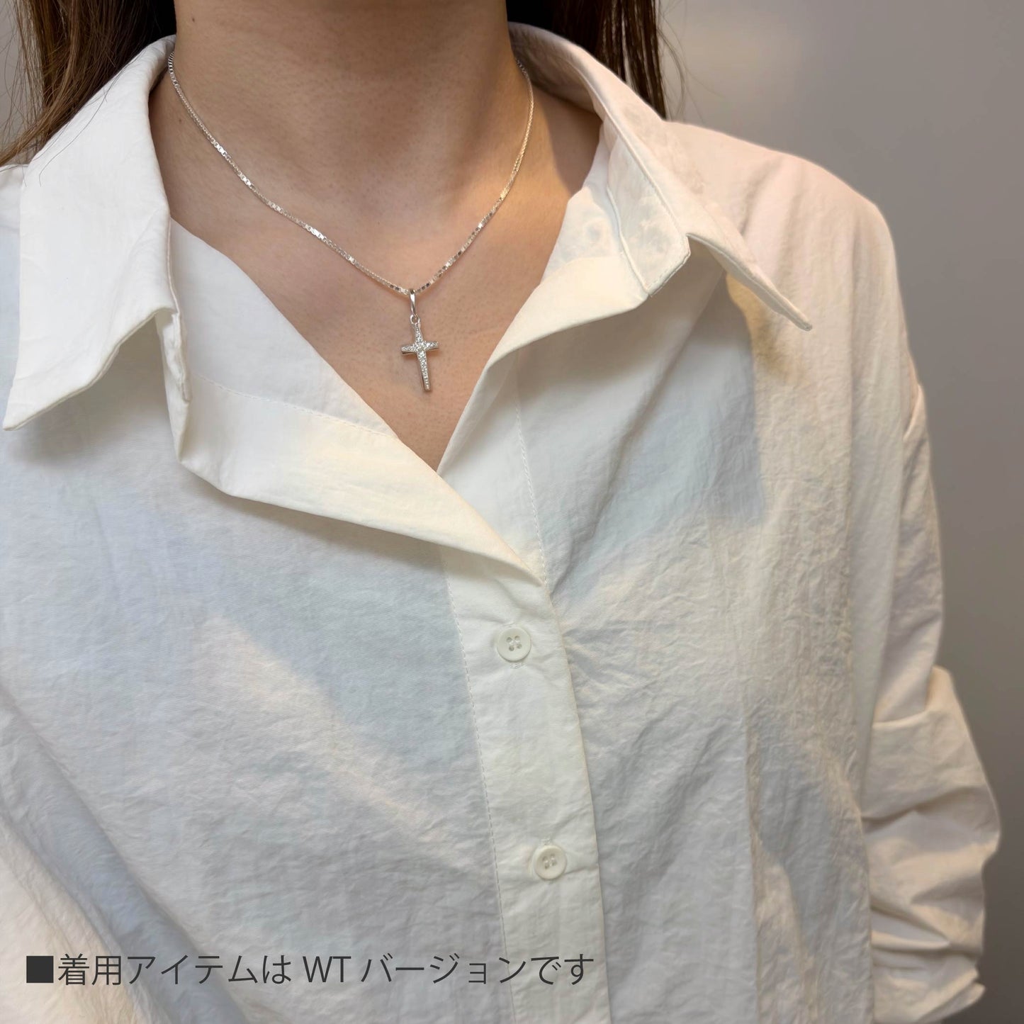 【King Limo キングリモ】KLCM38CZ:CROSS EDGE CHARM-Silver