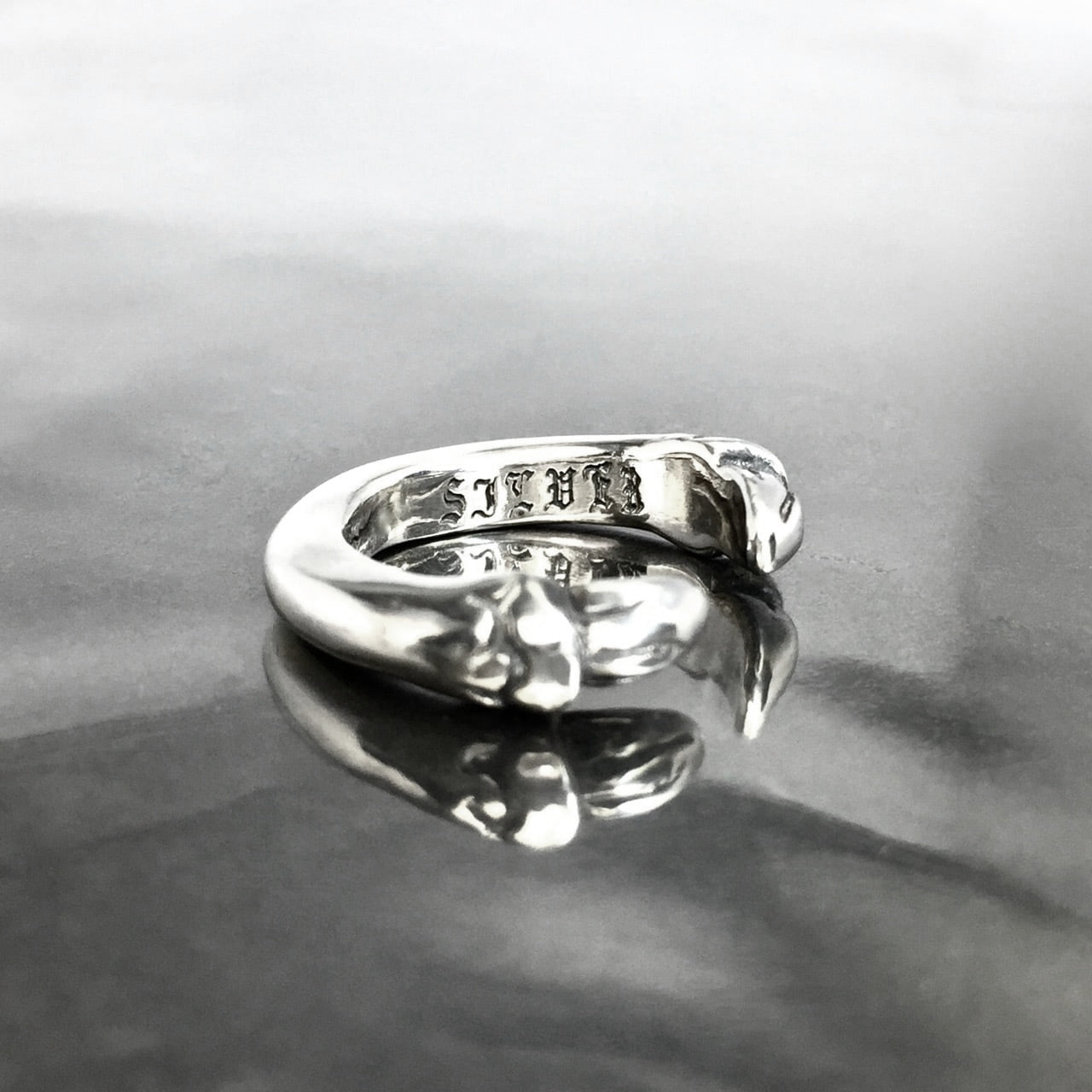 【GODSIZE ゴッドサイズ】GS-211R TWIN CLAW RING ツインクロウ リング