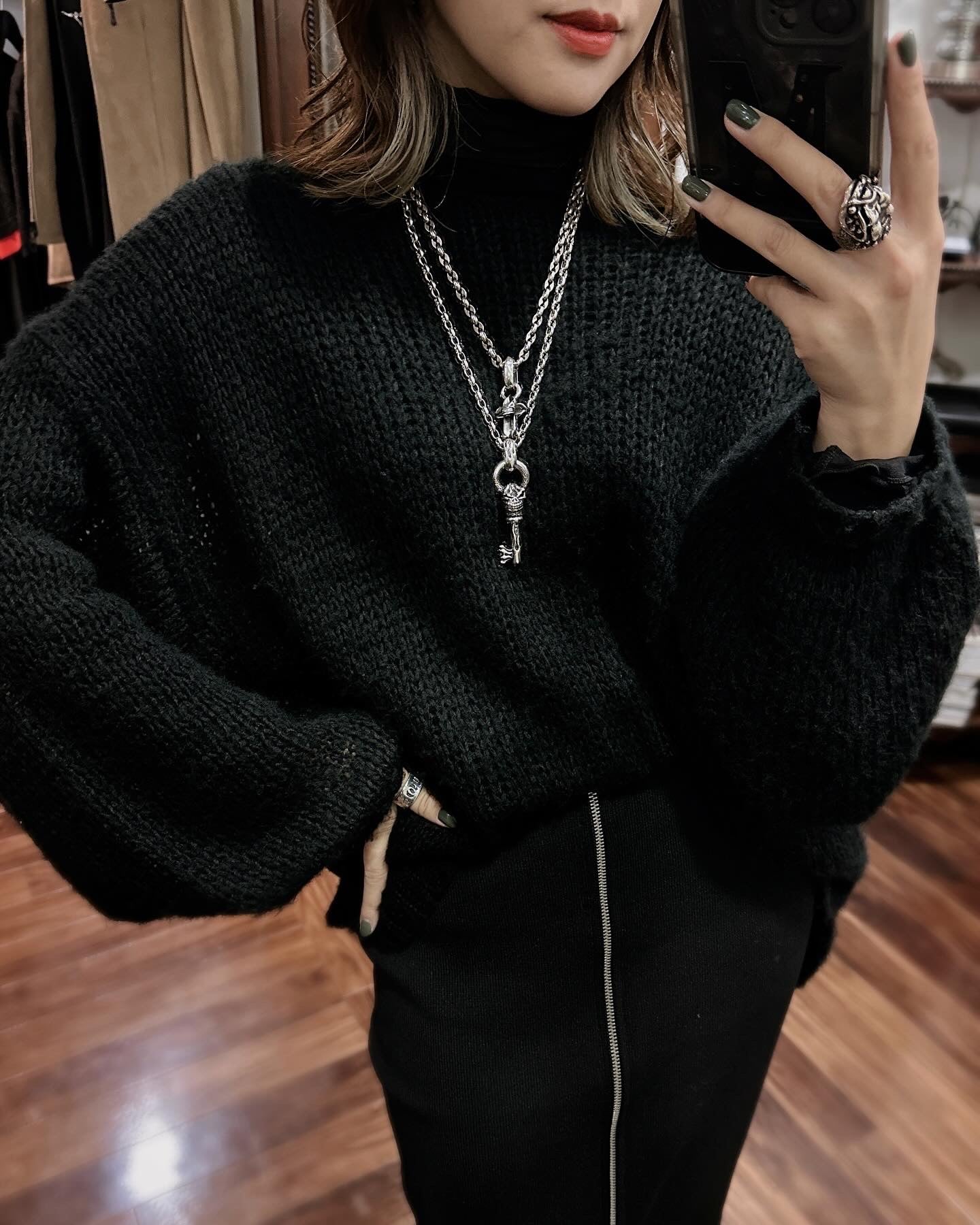 【STARLINGEAR スターリンギア】STP007 レーミングスケルトンキーペンダント w/フレイムリンク