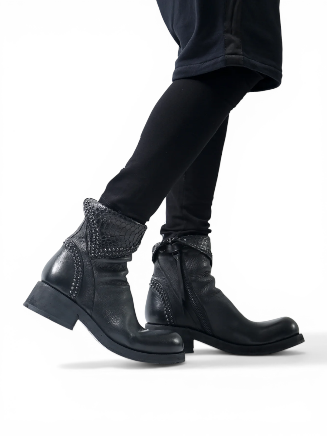【KMRii】1602-BO03 Crush Short Boots