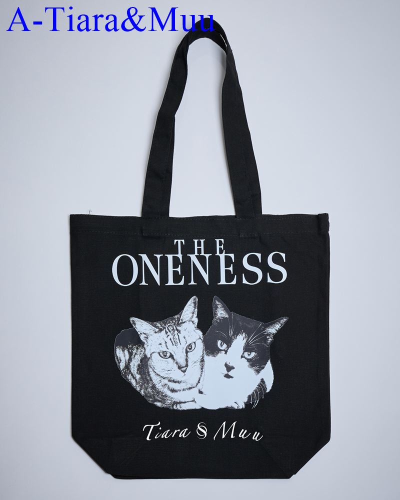 Pre-order available for THE ONENESS OI-TR-1050 Organic Cotton Tote Bag (7 designs available).
