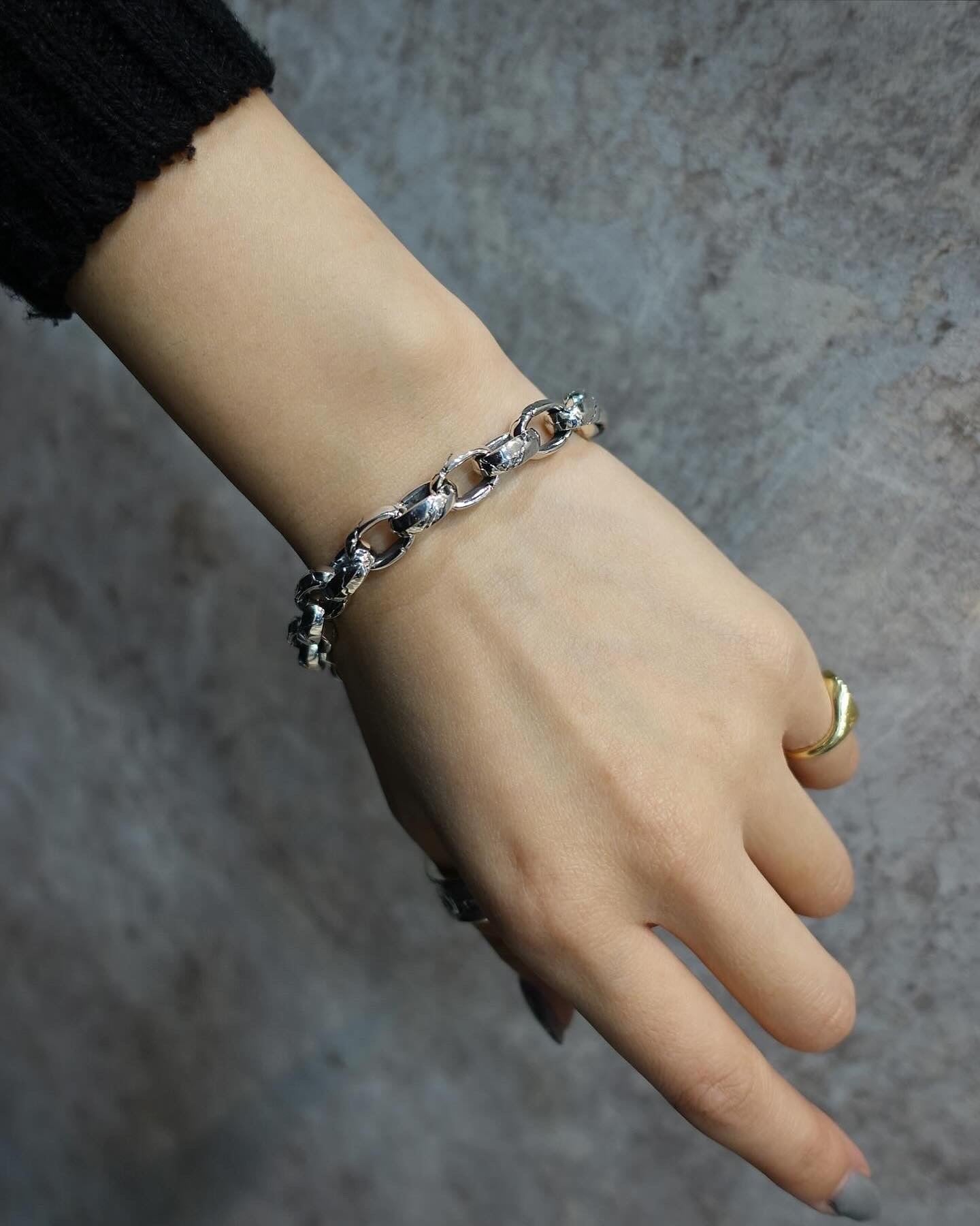 【F.A.L フー・オール・ラフ】FA-B-0043 R.I.Pクラシックチェーンブレスレット