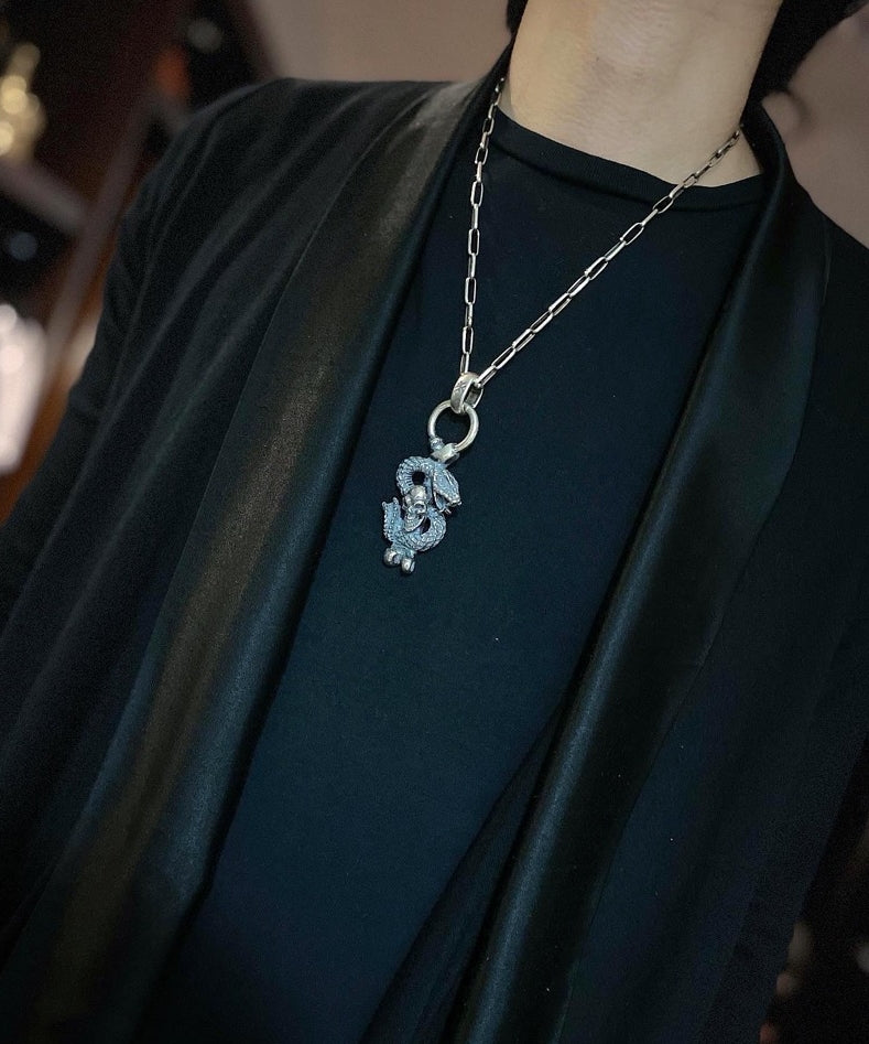 【Gaboratory】Skull on snake pendant/H.W.O option (Limited item)