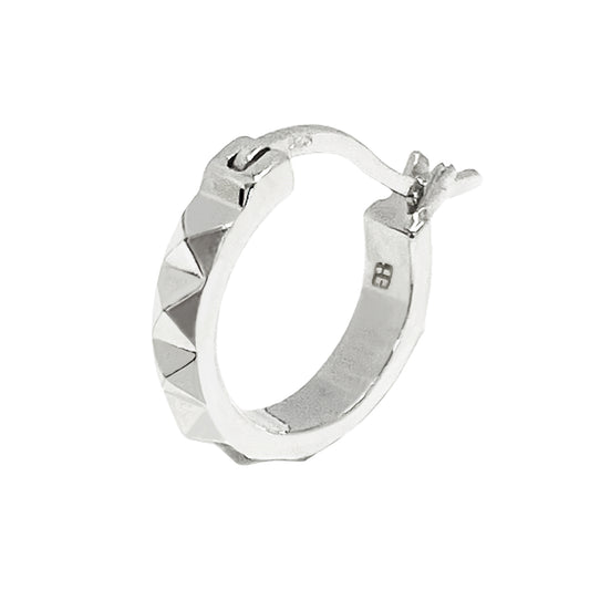 GABLEO BRAGA: BE01003SV Studs Design Hoop Earring