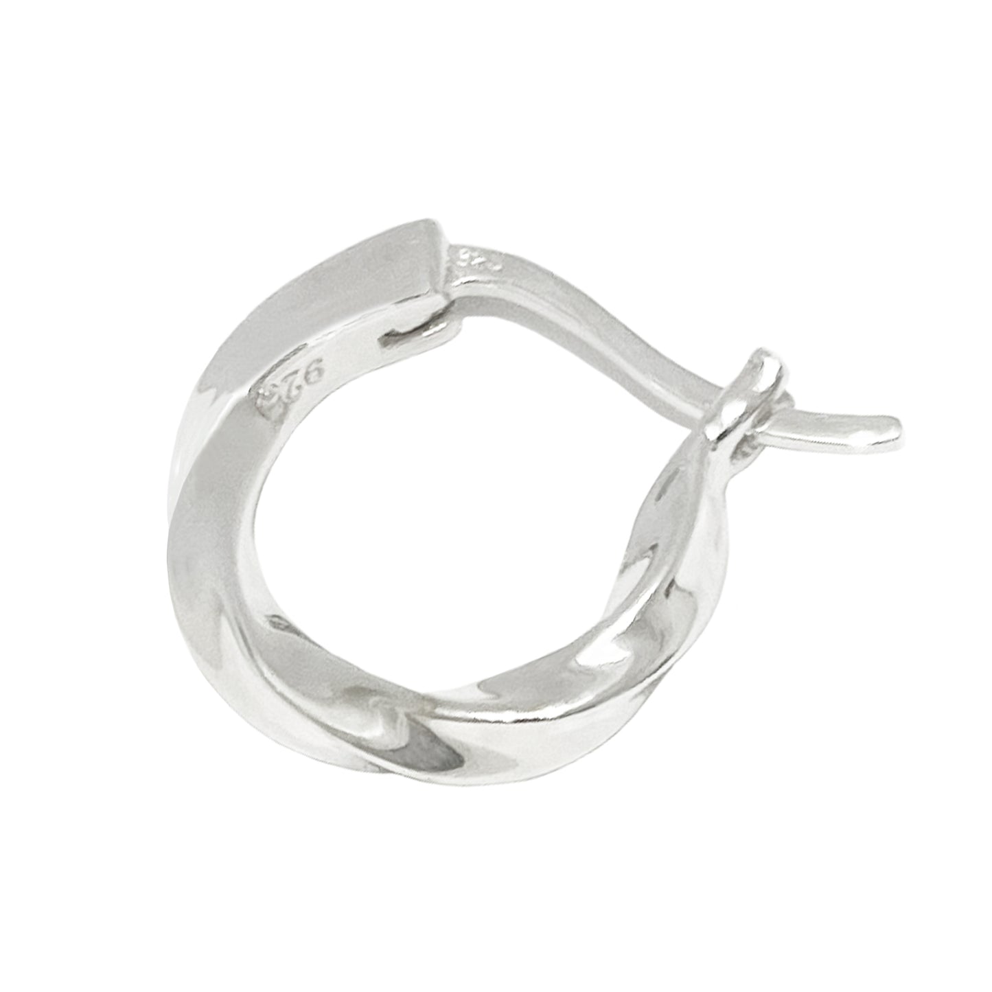 【GABLEO BRAGA/ガブレオ ブラガ】BE01004SV  Twist Hoop Earring