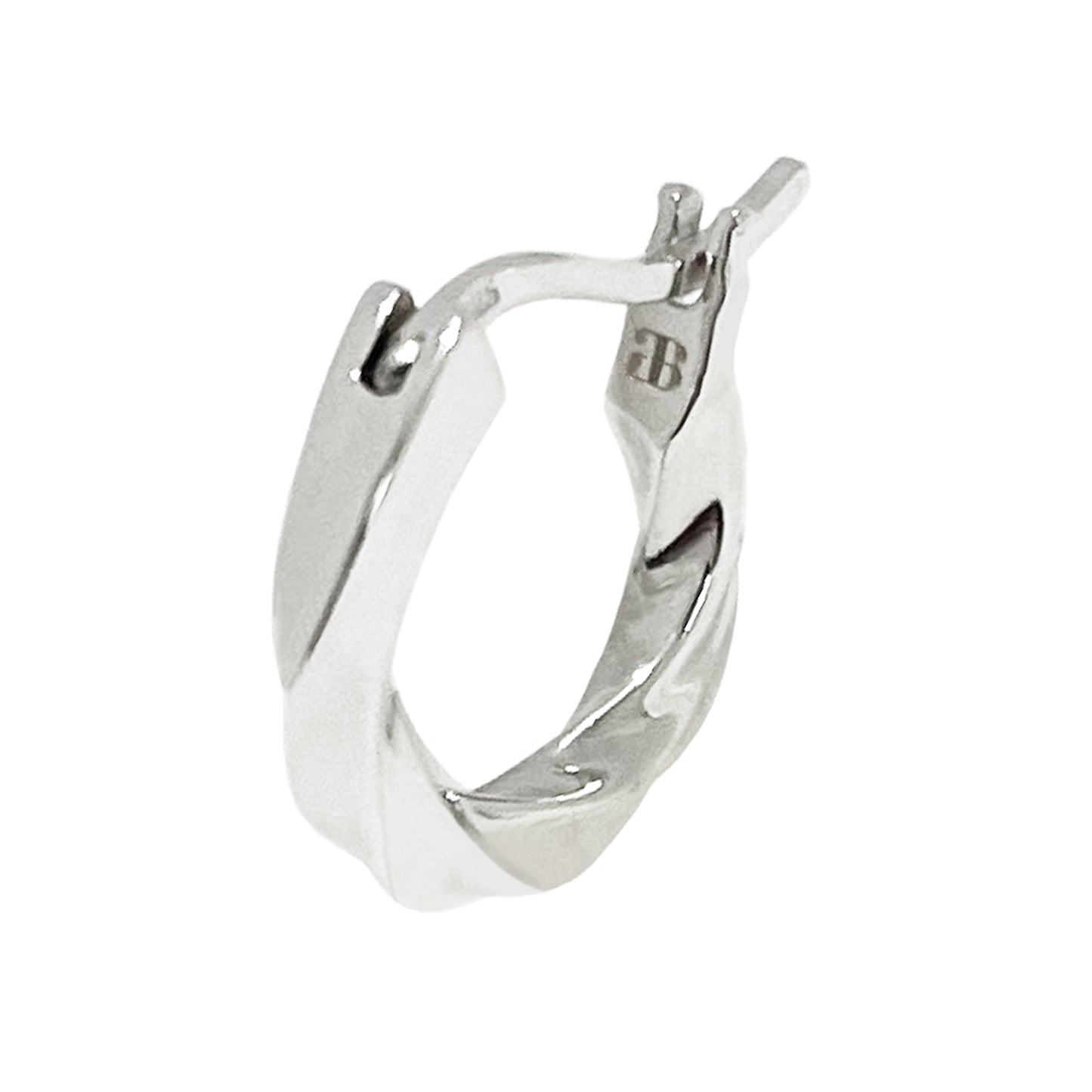 【GABLEO BRAGA/ガブレオ ブラガ】BE01004SV  Twist Hoop Earring