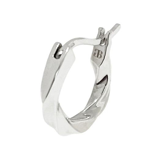 GABLEO BRAGA BE01004SV Twist Hoop Earring