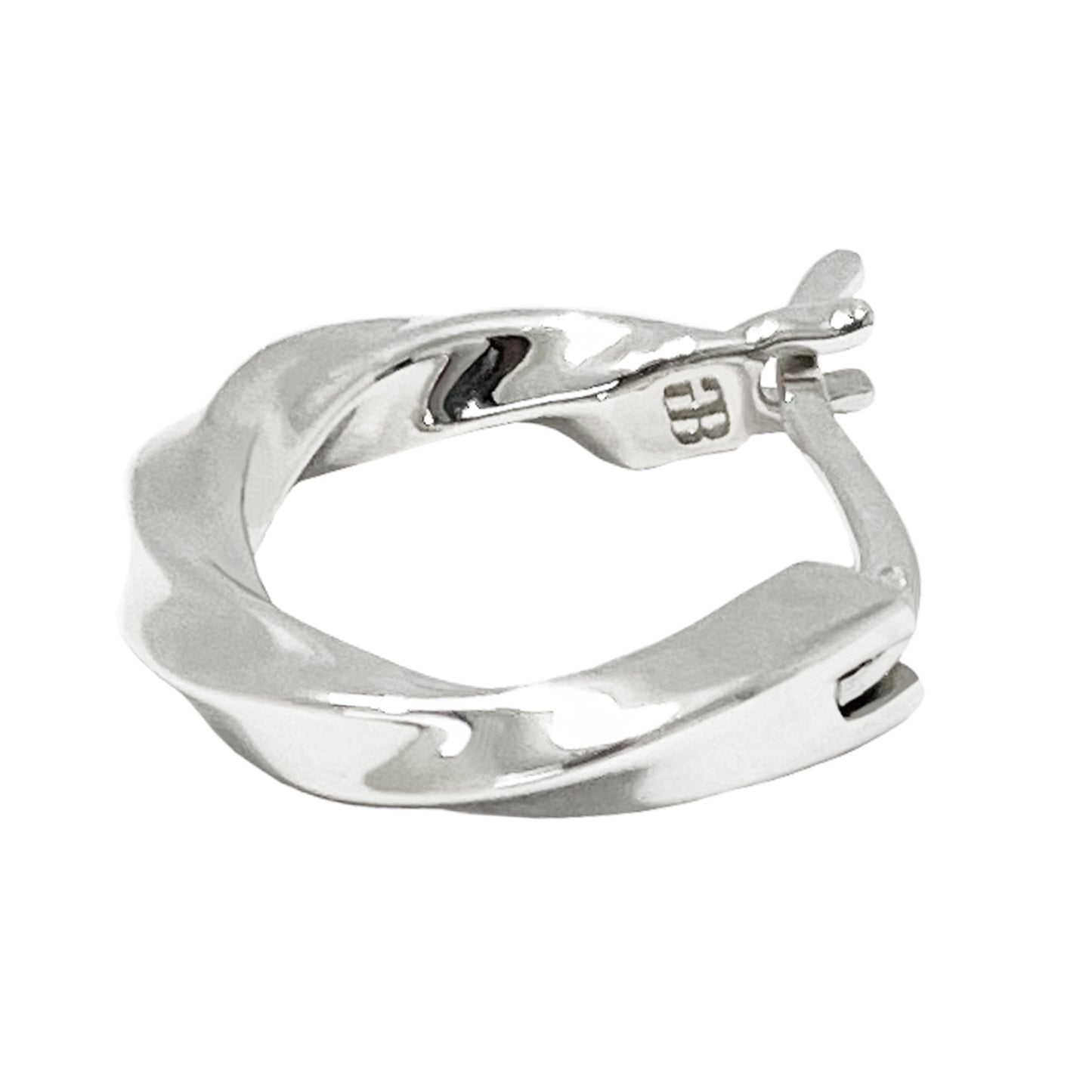【GABLEO BRAGA/ガブレオ ブラガ】BE01004SV  Twist Hoop Earring