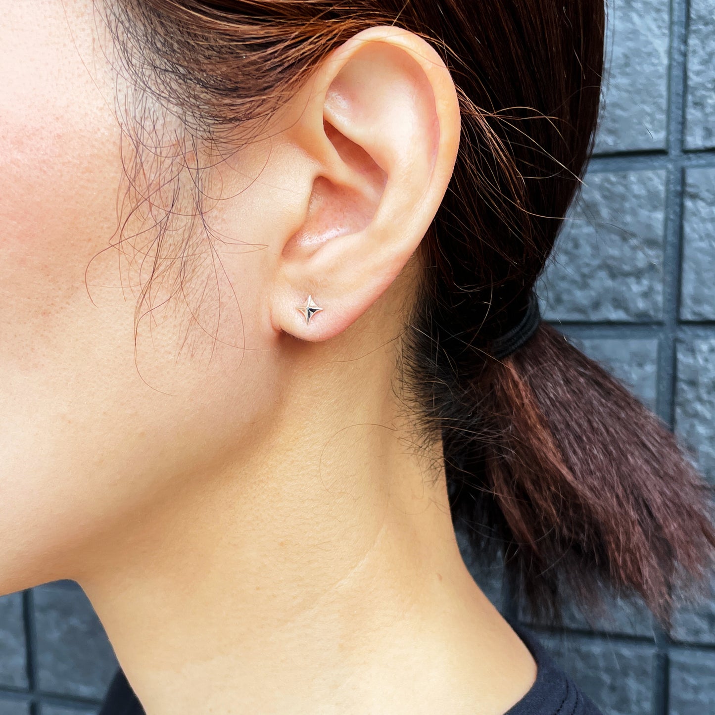 【GABLEO BRAGA/ガブレオ ブラガ】BE01005SV  Crostar Studs Earring