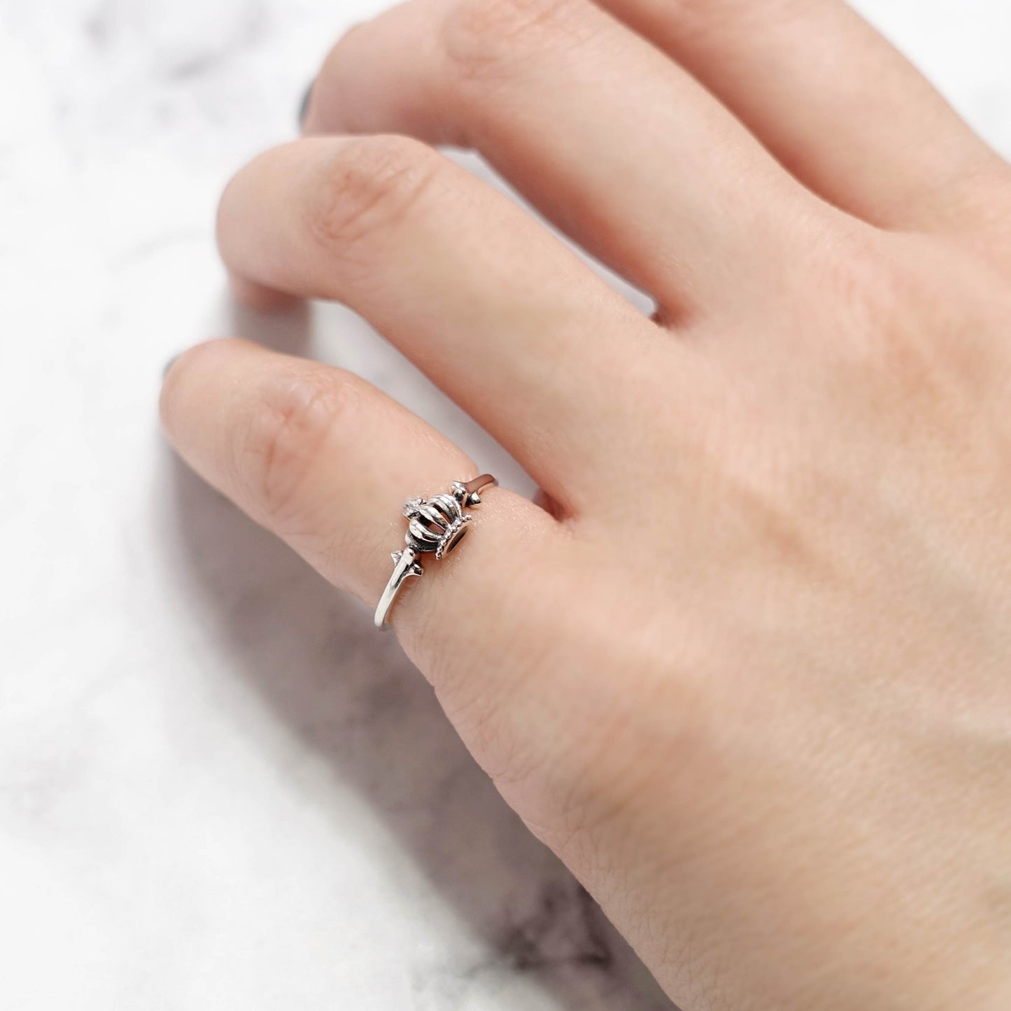 【Bastille バスティーユ】BHAR-025：Petit trianon w/DIA　プチトリアノンリング