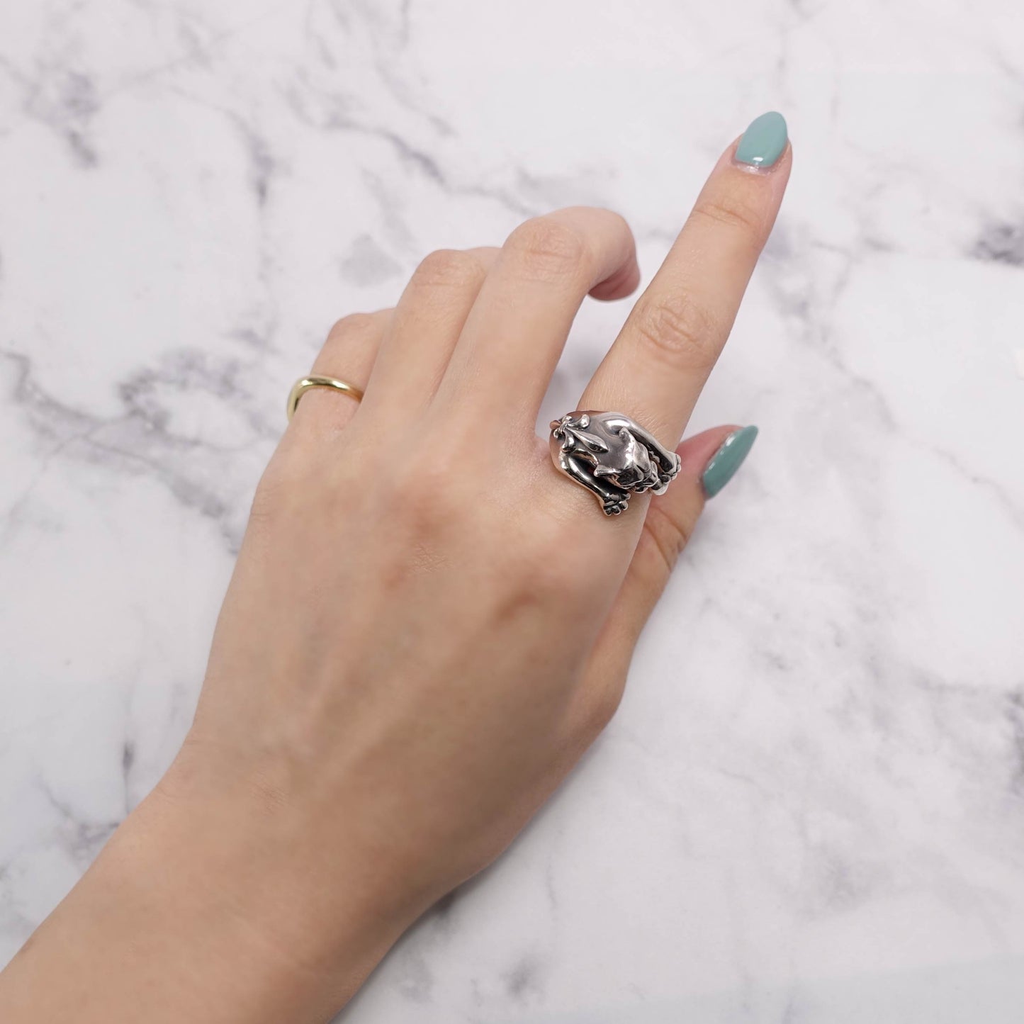 【Bastille バスティーユ】BHAR-028：Panthere Ring パンテールリング