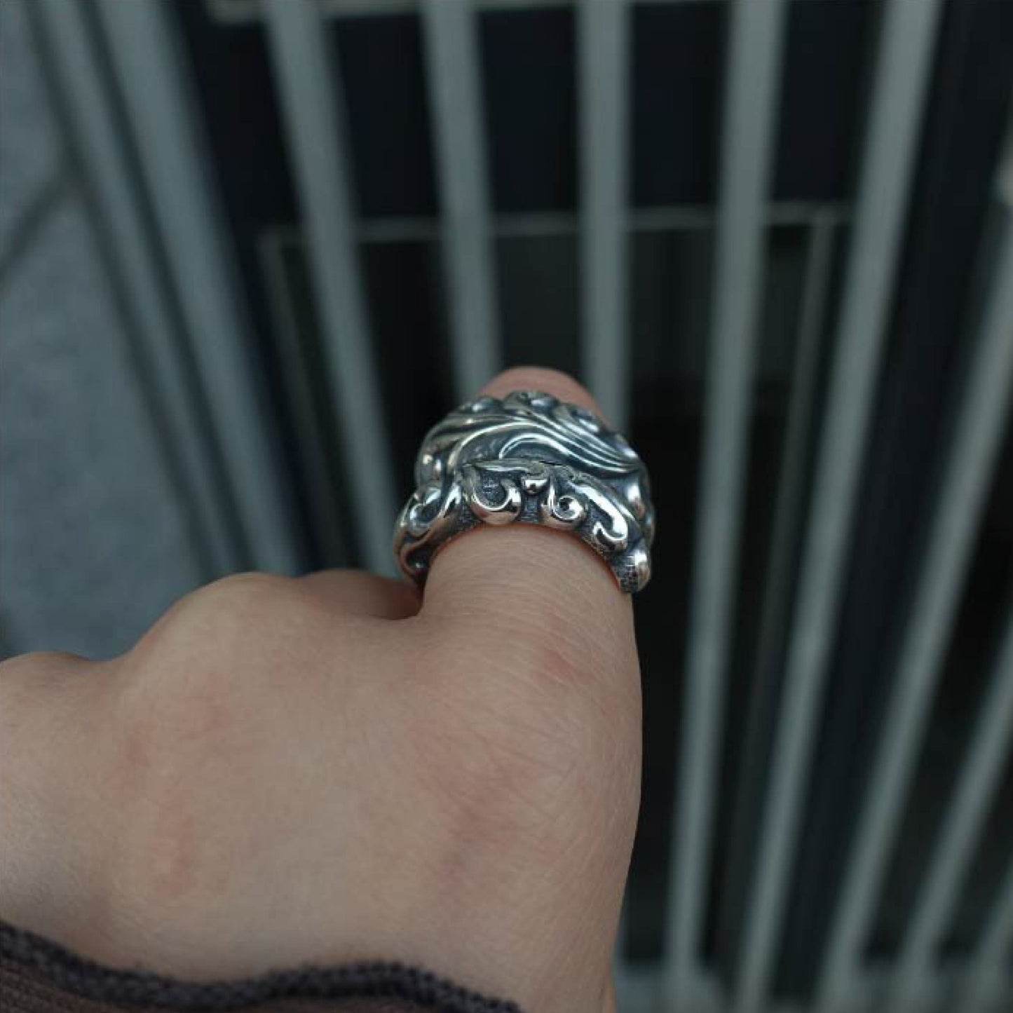 【Bastille バスティーユ】BHAR-033：Édealエデアル リング (燻し)