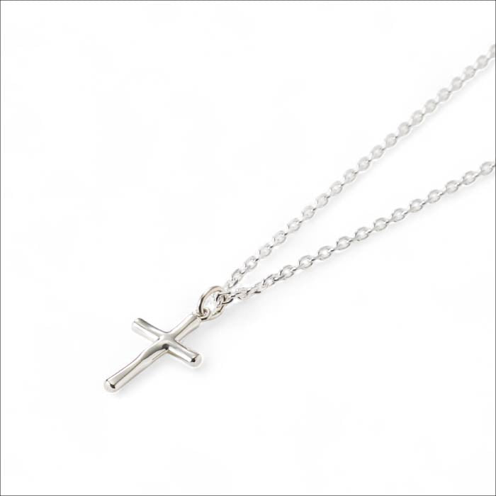 [GABLEO BRAGA] BN01003SV Rock Cross Necklace