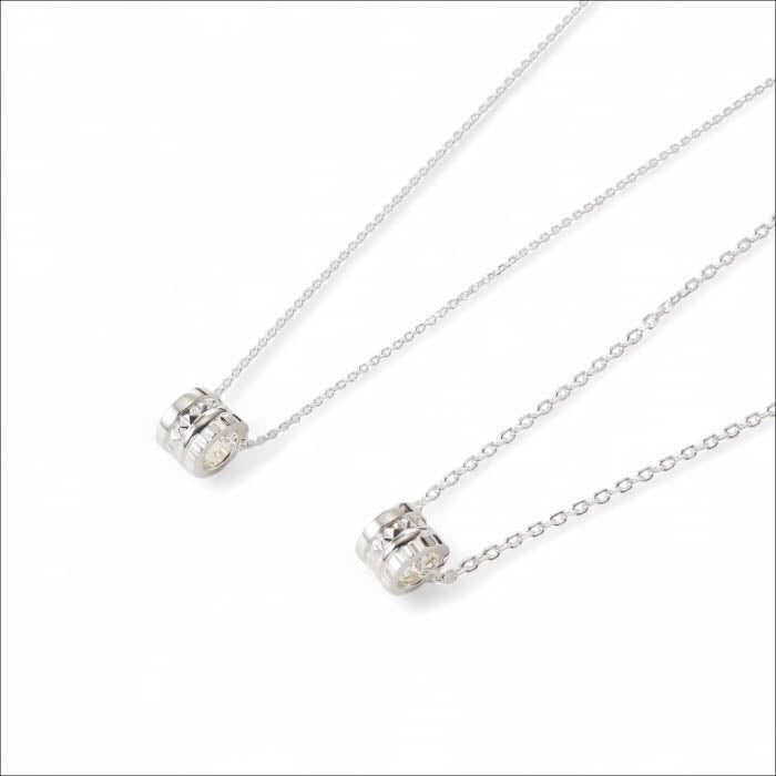 [GABLEO BRAGA] BN01005SV Blend Ring Necklace