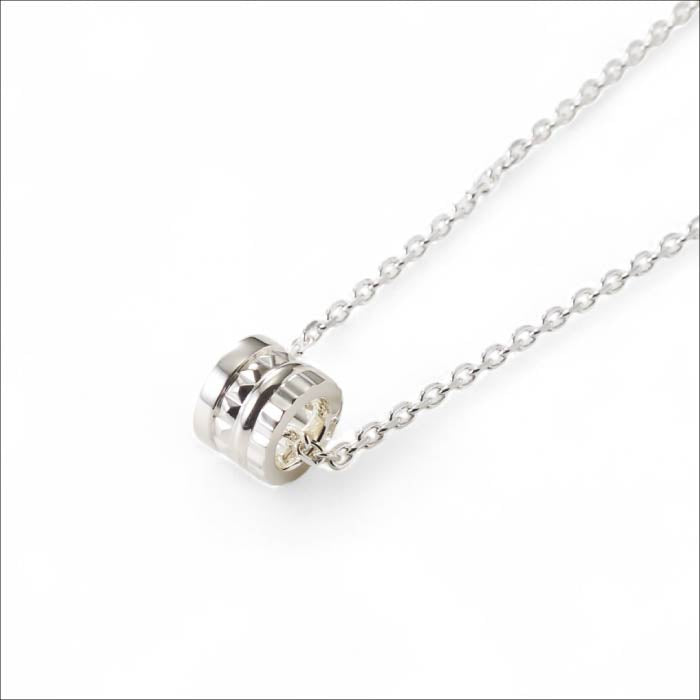[GABLEO BRAGA] BN01005SV Blend Ring Necklace