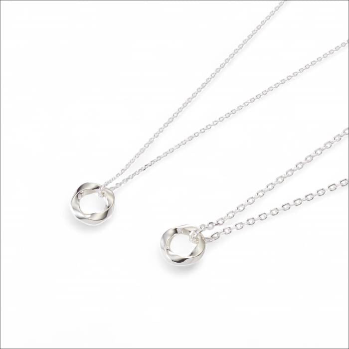 【GABLEO BRAGA/ガブレオ ブラガ】BN01006SV  Twist Ring Necklace