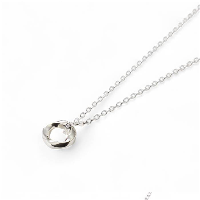 【GABLEO BRAGA/ガブレオ ブラガ】BN01006SV  Twist Ring Necklace
