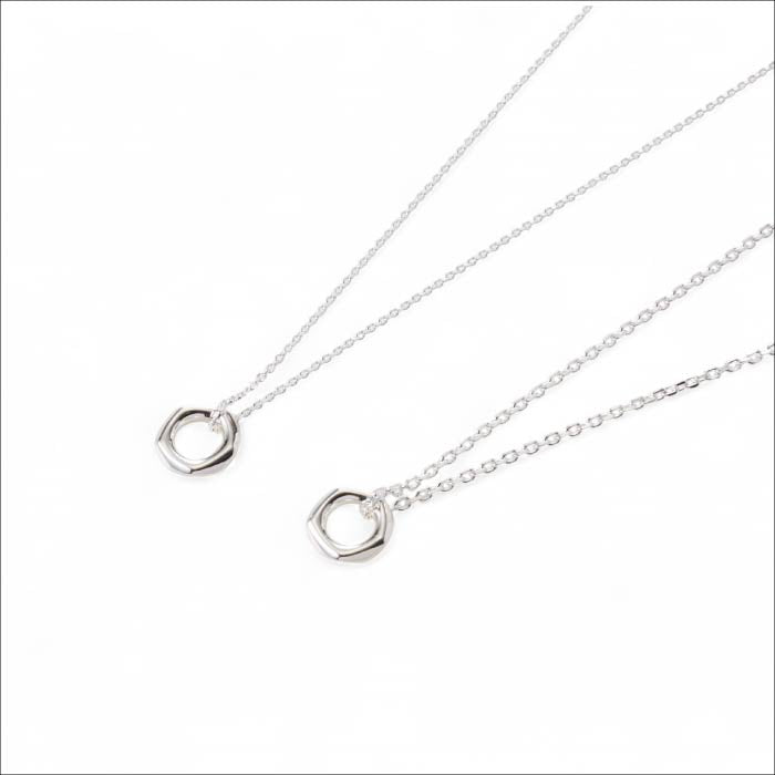 【GABLEO BRAGA/ガブレオ ブラガ】BN01002SV  Rock Ring Necklace