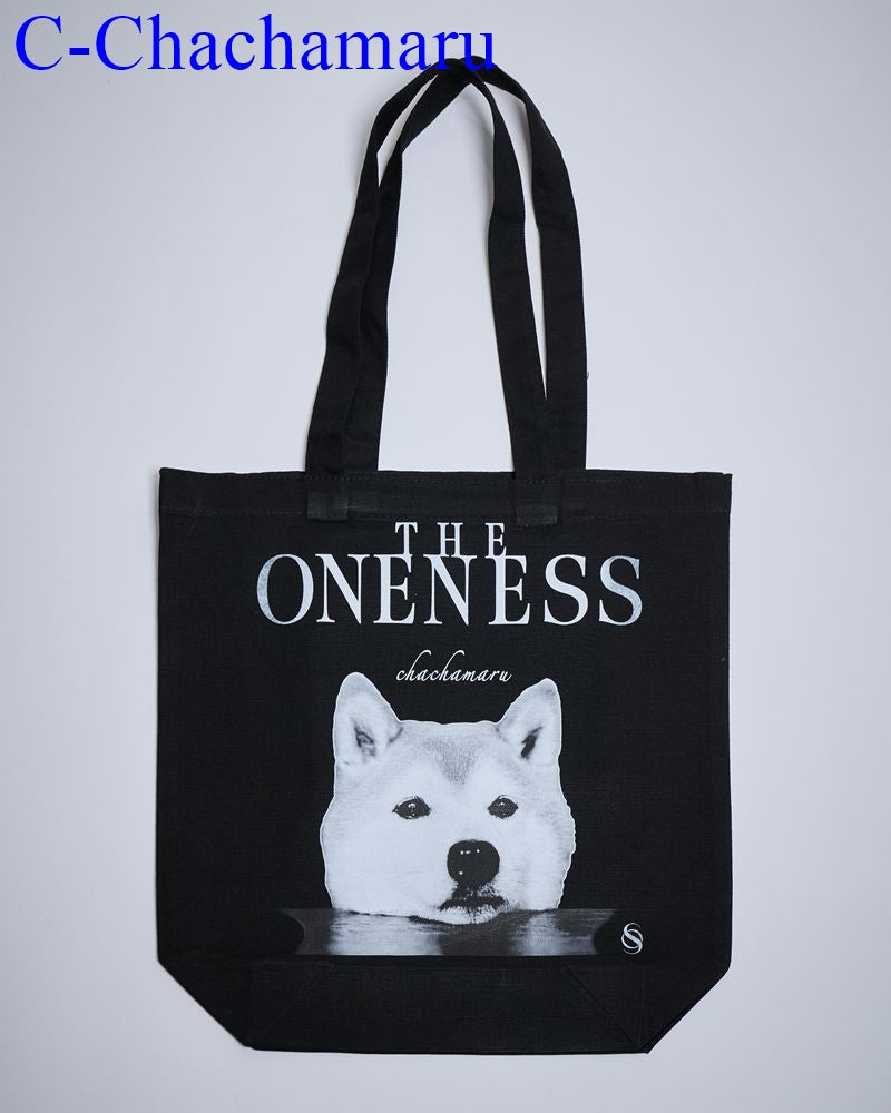 Pre-order available for THE ONENESS OI-TR-1050 Organic Cotton Tote Bag (7 designs available).