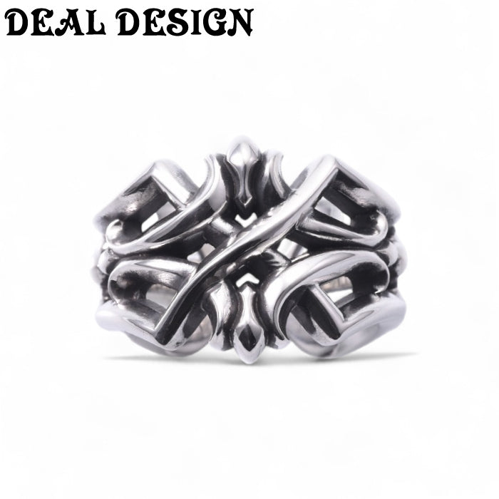 【DEAL DESIGN ディールデザイン】R394292 クラブクロスリング