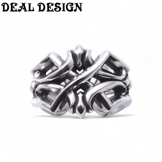 【DEAL DESIGN ディールデザイン】R394292 クラブクロスリング