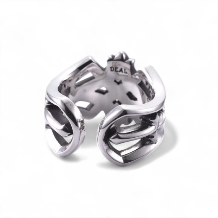 【DEAL DESIGN ディールデザイン】R394292 クラブクロスリング