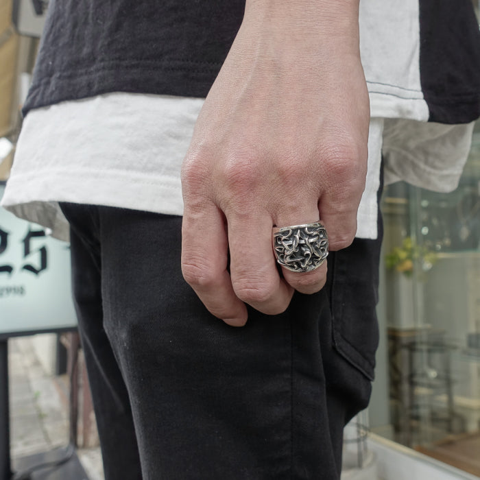 【DEAL DESIGN ディールデザイン】R393221 ヒュージヘックスリング