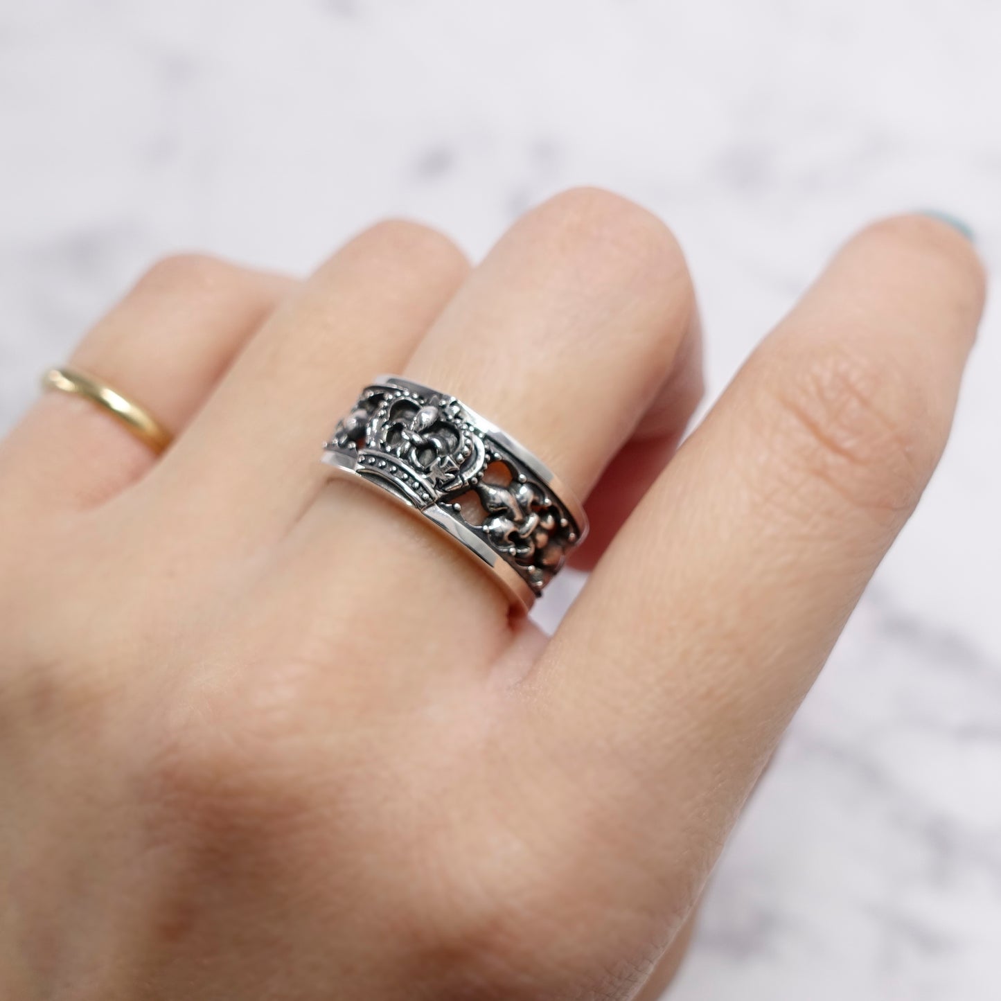 【Bastille バスティーユ】BHAR-011：Lily couronne Ring リリークロヌリング