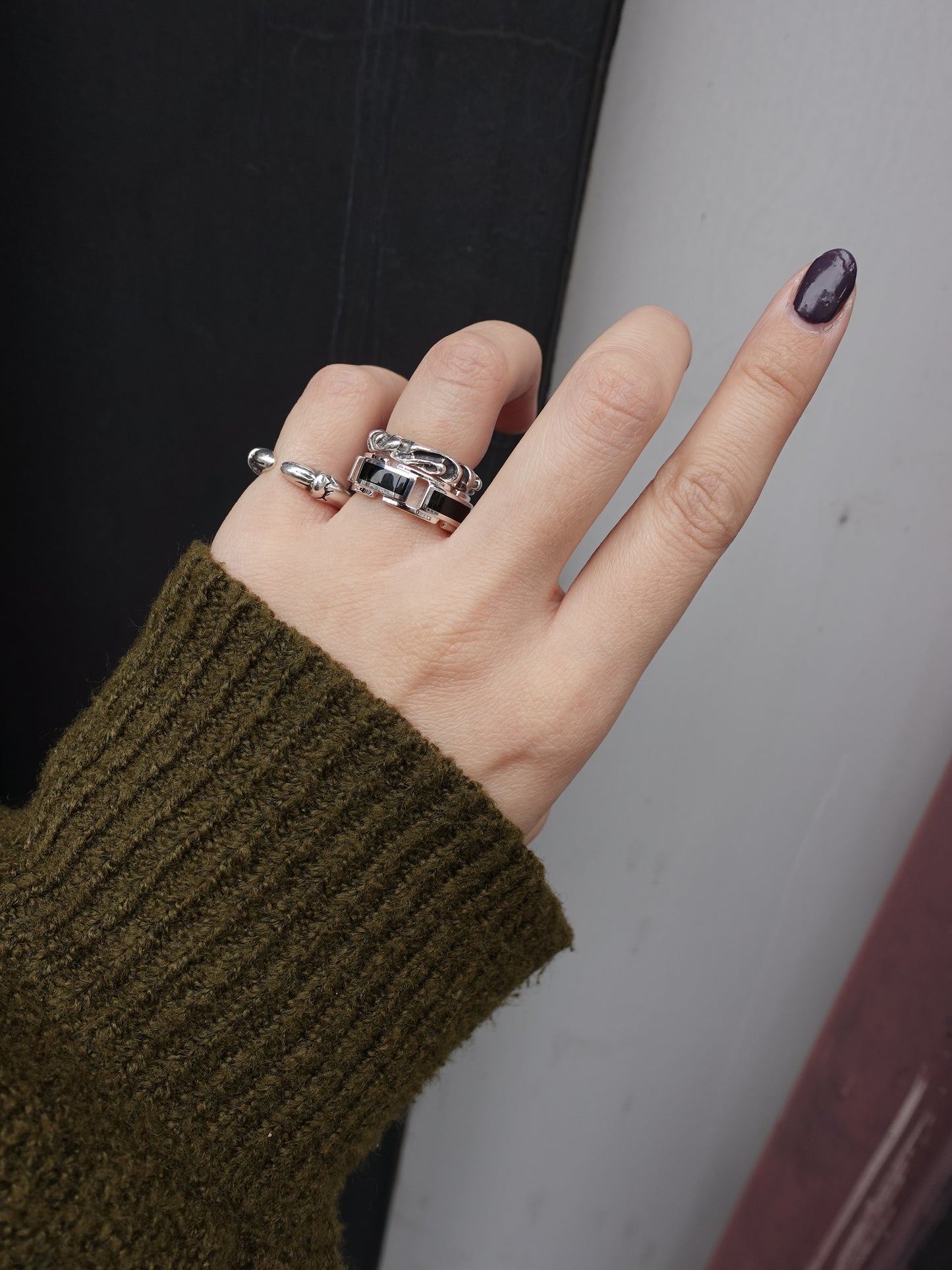 【先行予約:7月入荷予定】ONYX RING/オニキスリング