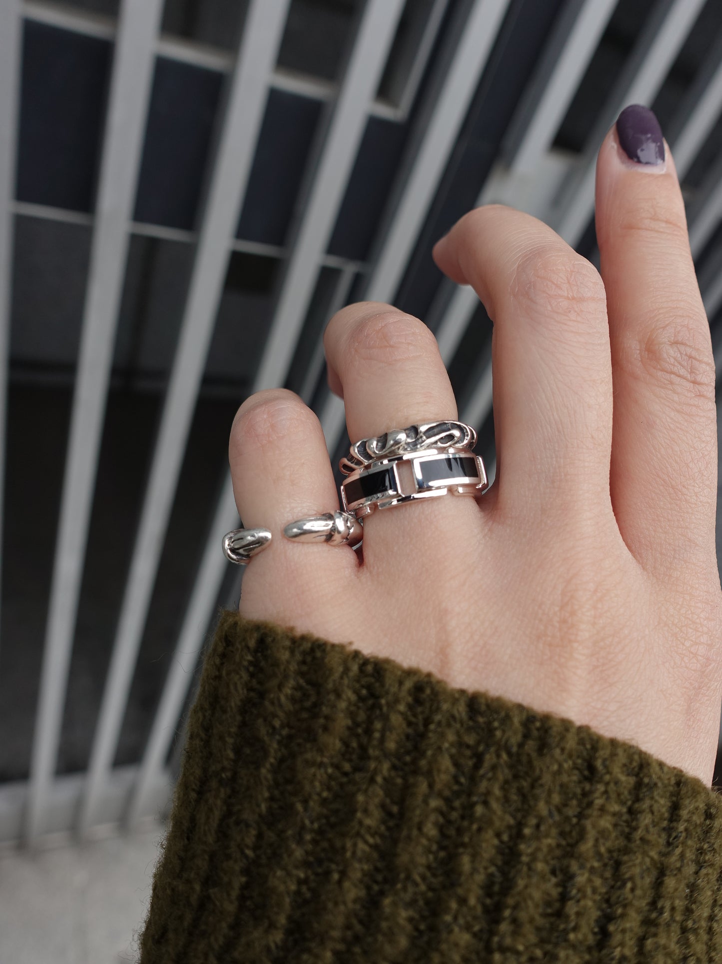 【先行予約:7月入荷予定】ONYX RING/オニキスリング