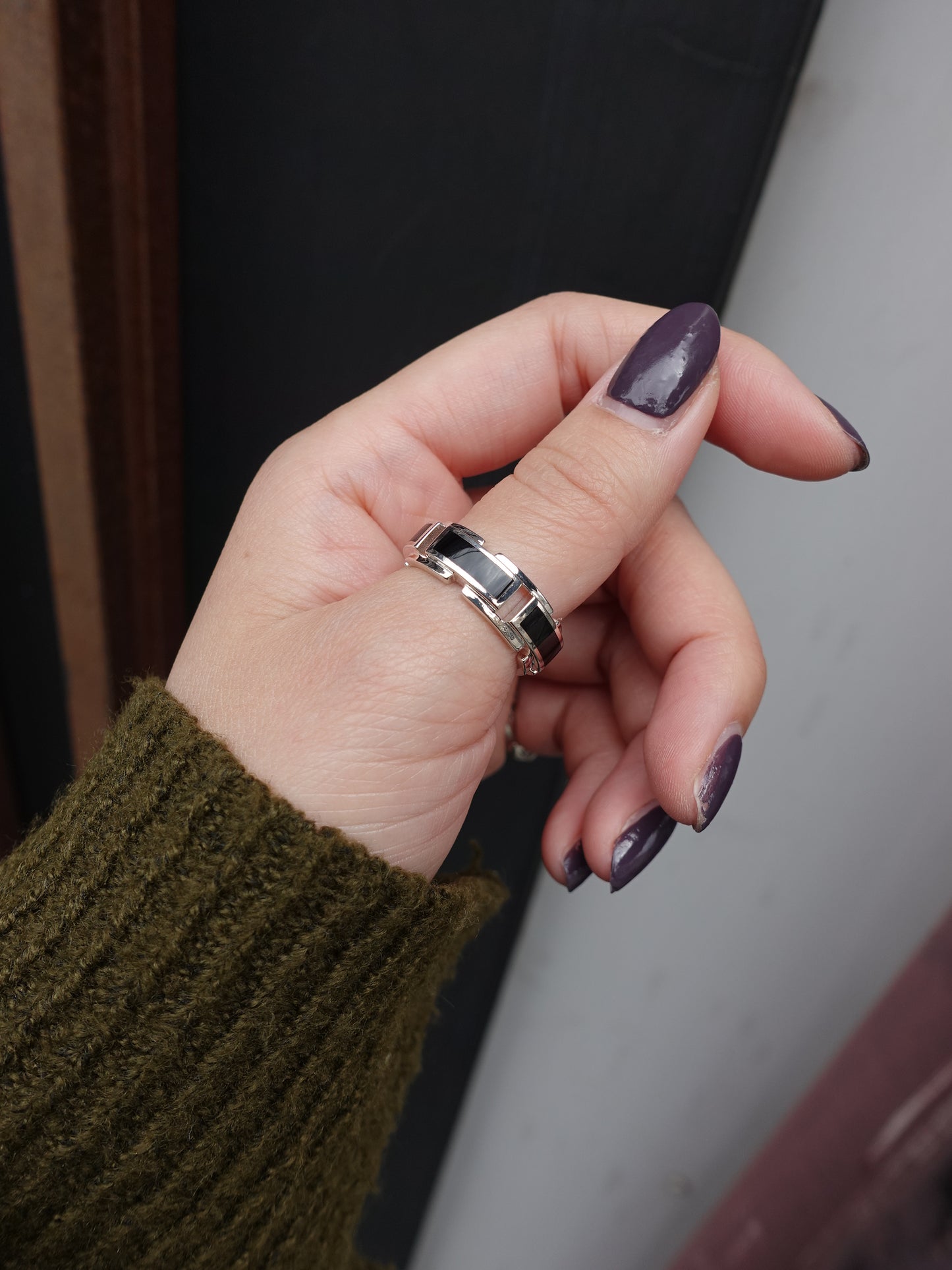 【先行予約:7月入荷予定】ONYX RING/オニキスリング