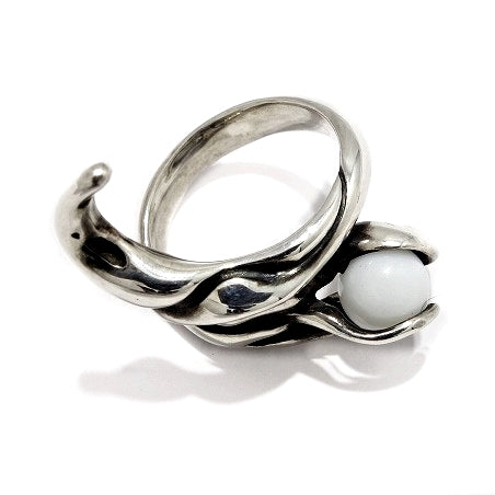 【TAUJAN タウジャン】Ring 292-03White Onyx オニキス