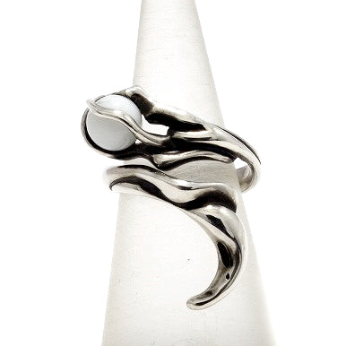 【TAUJAN タウジャン】Ring 292-03White Onyx オニキス