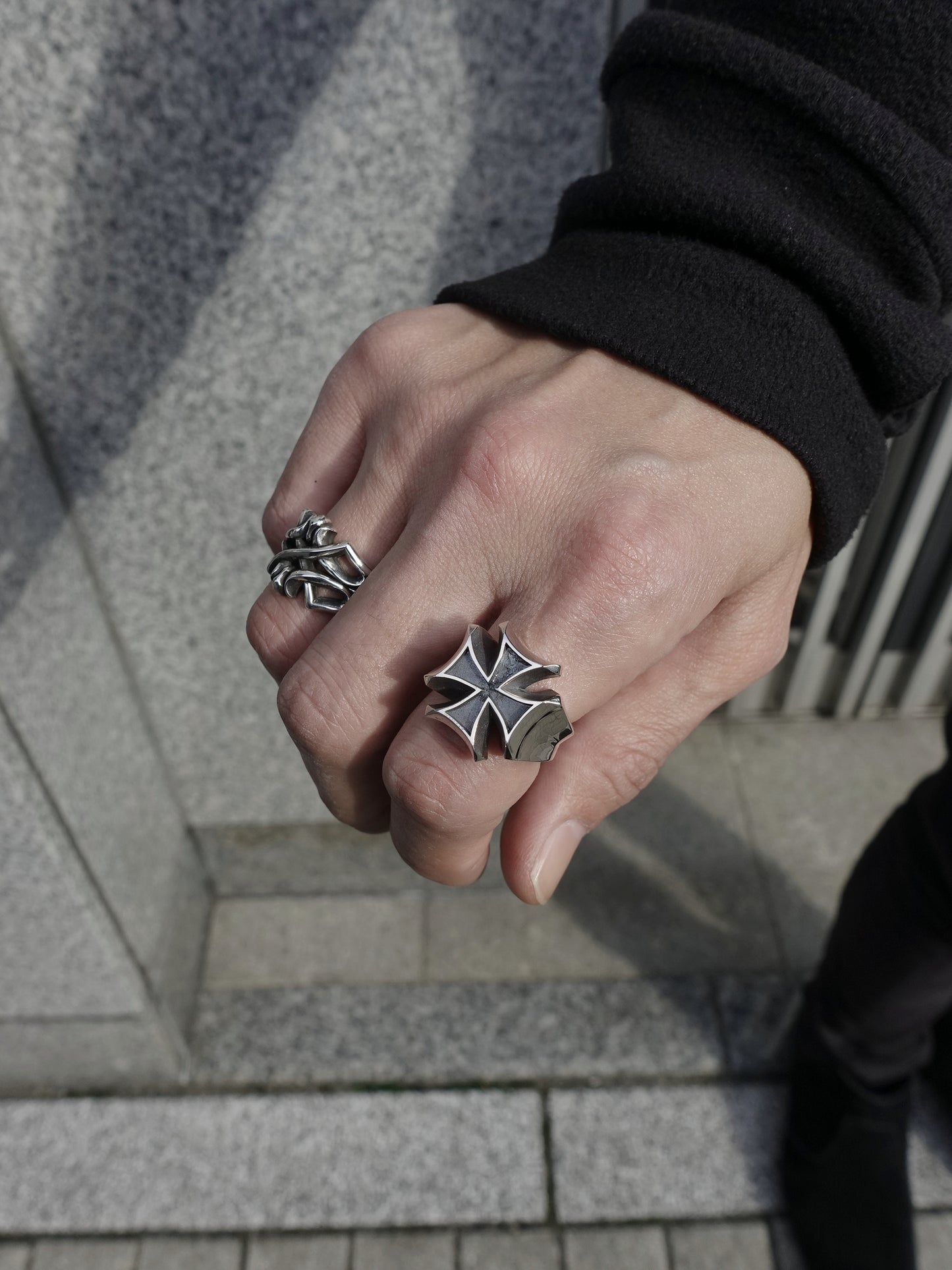 【DEAL DESIGN ディールデザイン】R394240 ヒュージクロスリング