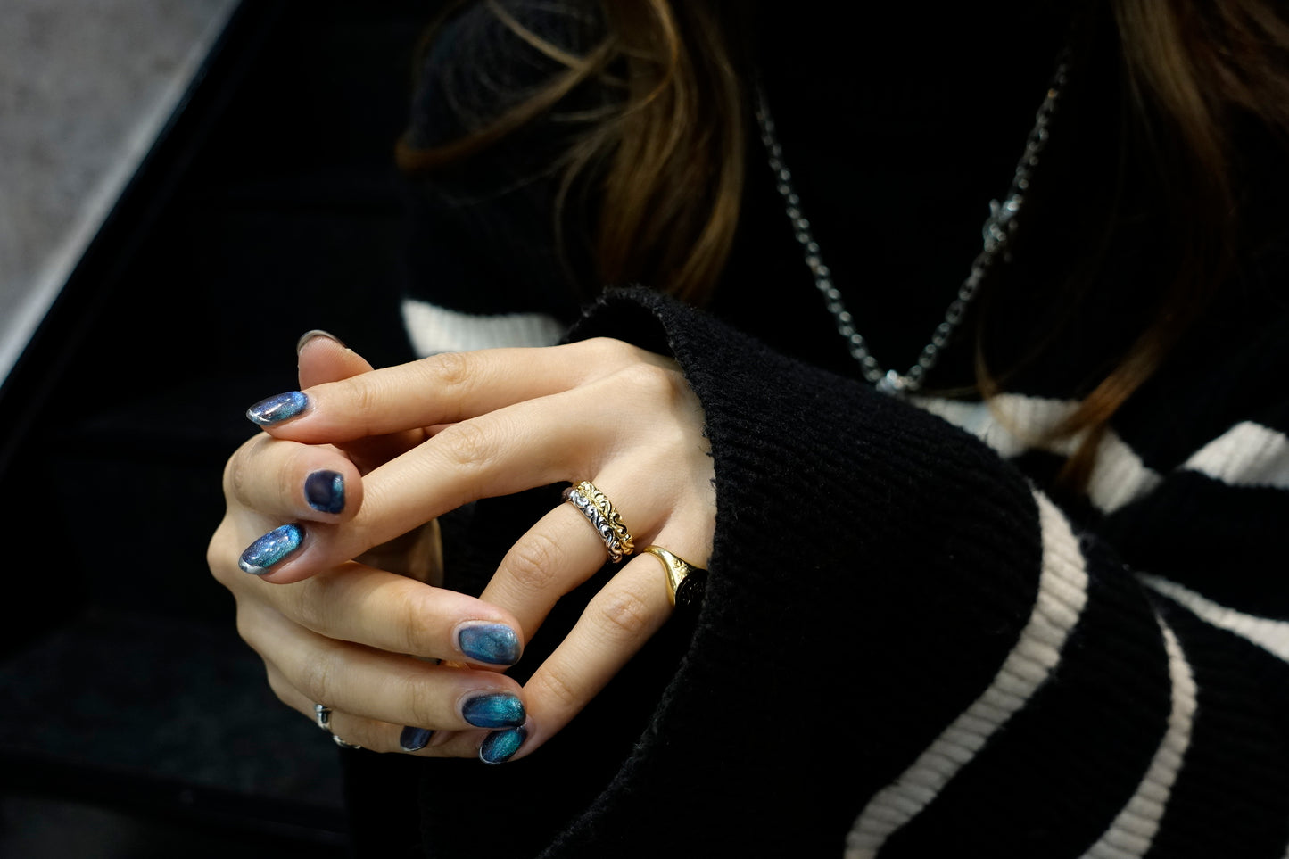 【Bastille バスティーユ】BHAR-036： Small ambre ring スモールアンバーぺールリング