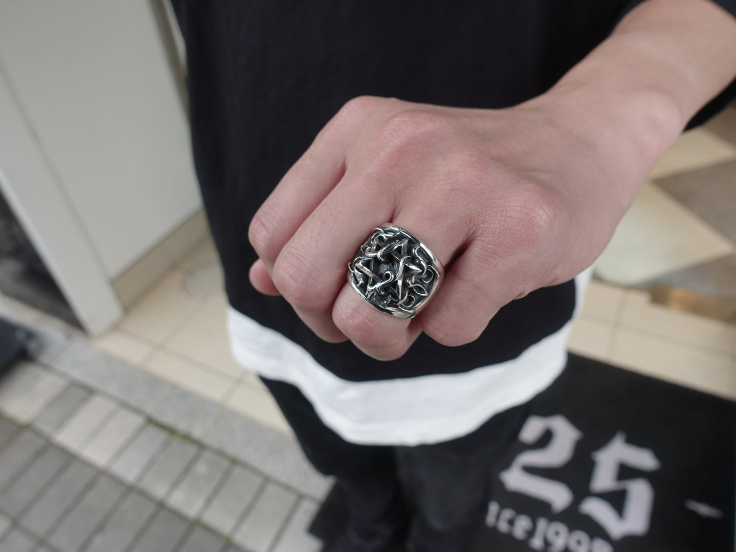【DEAL DESIGN ディールデザイン】R393221 ヒュージヘックスリング
