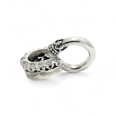 【GODSIZE ゴッドサイズ】GS601PD HORSESHOE CROWN Pendant w/DIA ホースシュークラウンペンダント  パヴェダイヤモンド