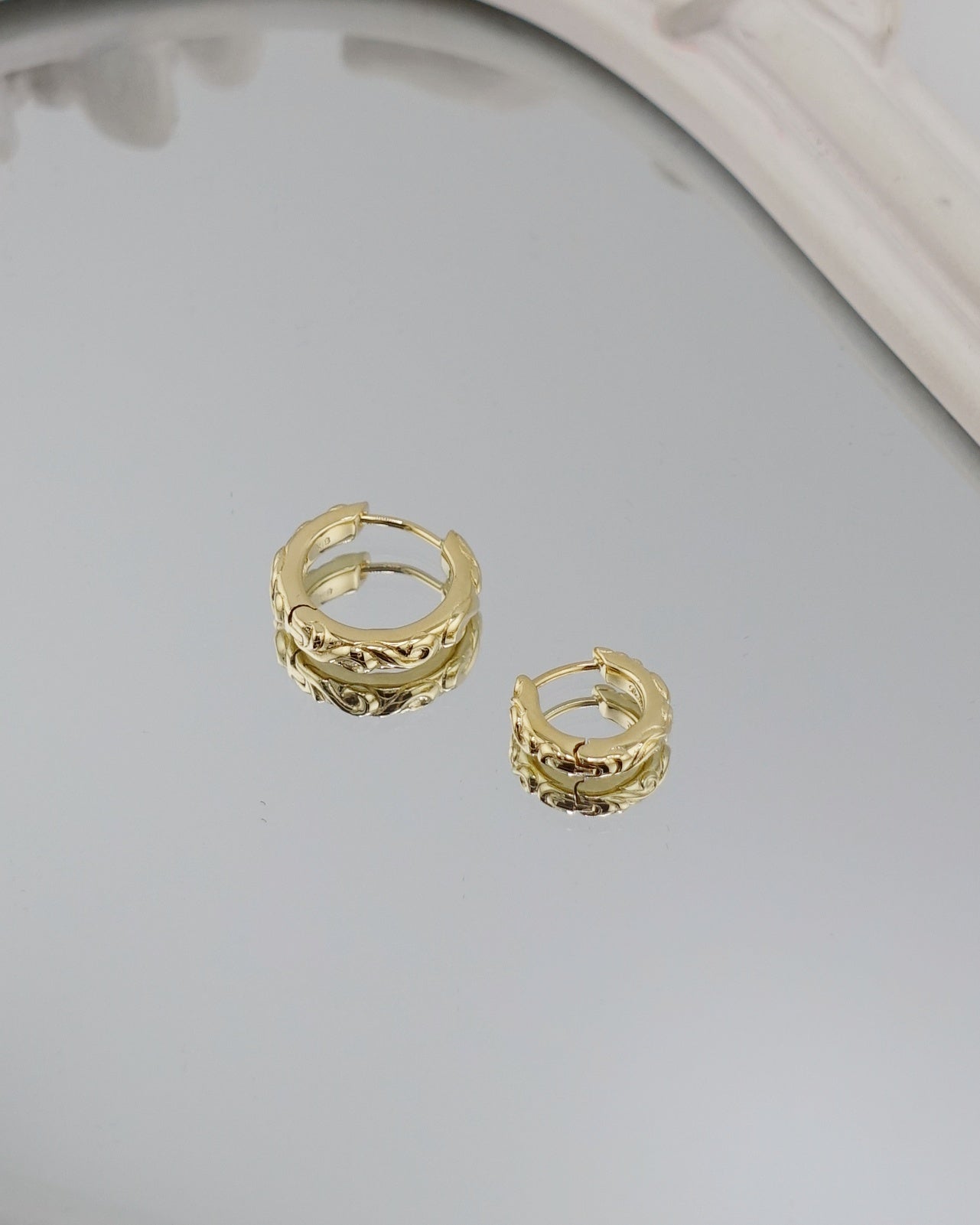 【Bastille バスティーユ】BHAE-034 : ambre ressort -K18YG：L アンバールソール ピアス