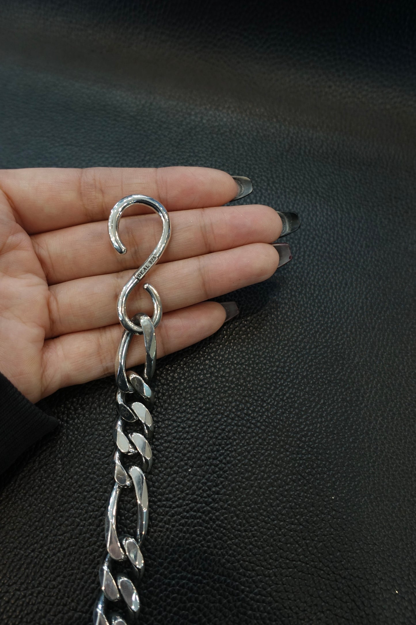 【DEAL DESIGN ディールデザイン】391628 ラージフィガロウォレットチェーン