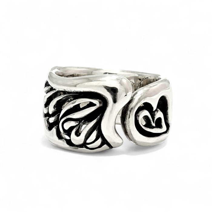 【GODSIZE ゴッドサイズ】GS-205r Palmette Scroll Ring パルメットスクロールリング