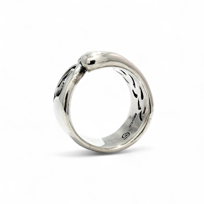 【GODSIZE ゴッドサイズ】GS-205r Palmette Scroll Ring パルメットスクロールリング