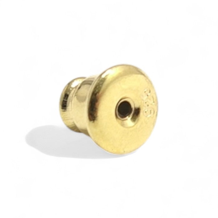 【 1個販売 】Silver 金メッキタイプ シリコンキャッチ