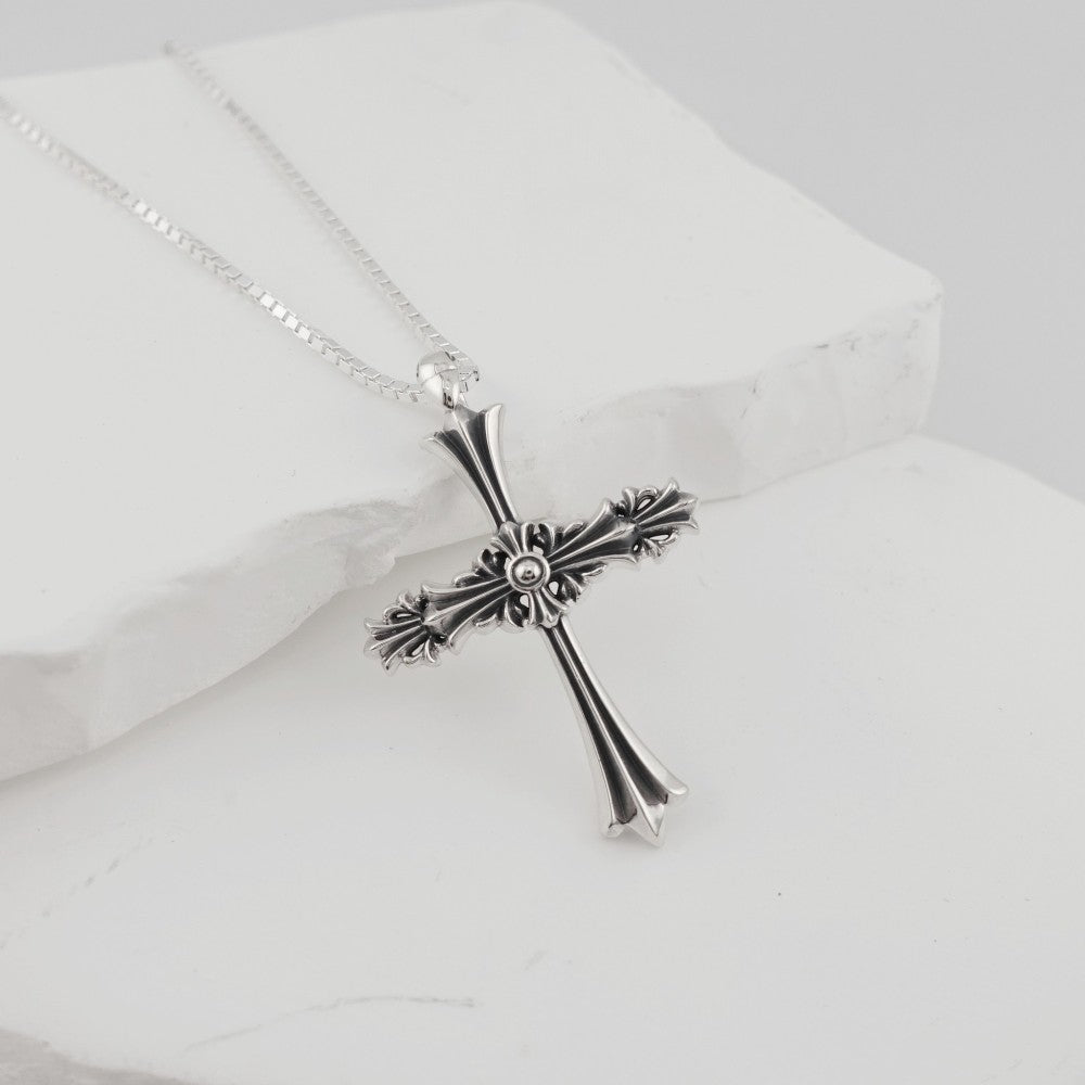 【LONE ONES】MFP-0118 Chrome Cross Pendant