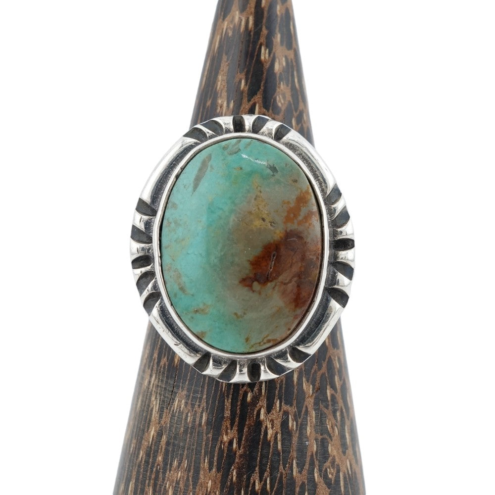 【NAVAJO INDIAN JEWELRY】Silver Ring - 02／13号