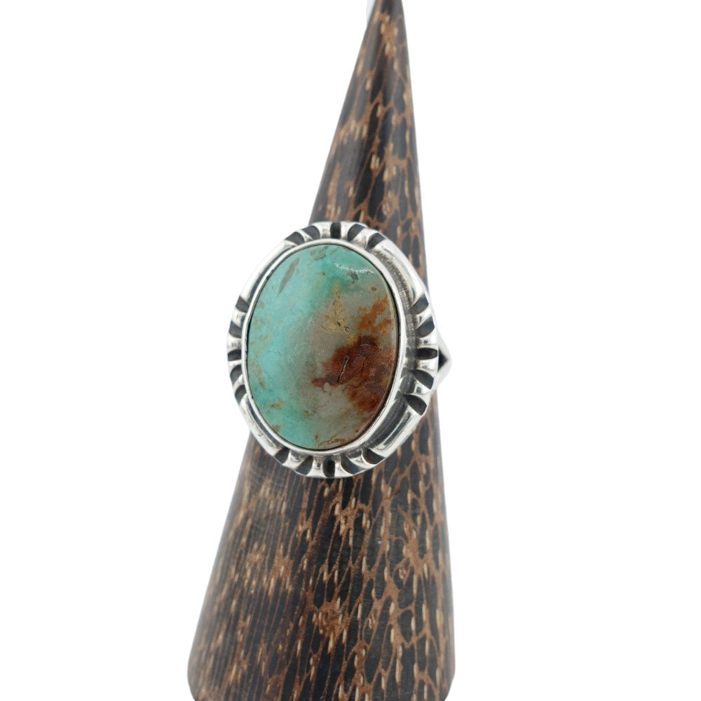 【NAVAJO INDIAN JEWELRY】Silver Ring - 02／13号