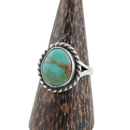 【NAVAJO INDIAN JEWELRY】Silver Ring - 09 / Size 22
