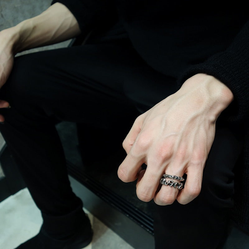 【GODSIZE ゴッドサイズ】GS-221 Crater Ring クレーターリング