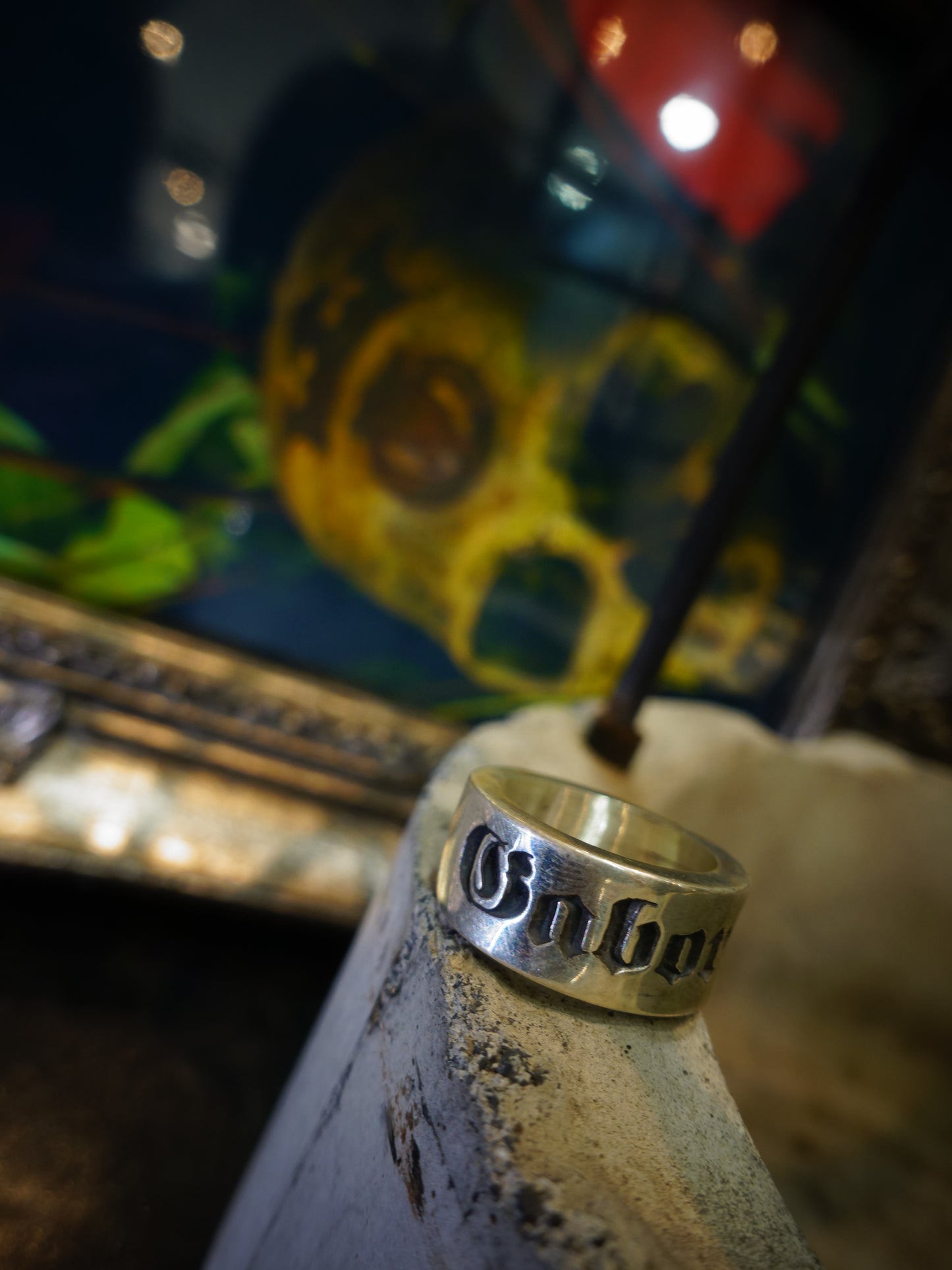 【Gaboratory ガボラトリー】Wide Gaboratory Logo Ciger Band Rng ワイドガボラトリーロゴシガーバンドリング